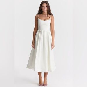 NWT - HOUSE OF CB “Lolita” Ivory Corset Sundress